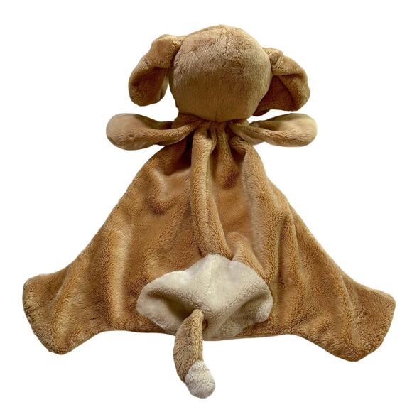 Baby Gund 16" Spunky Huggybuddy Puppy Dog Tan Lovey Security Blanket Plush Toy - Picture 4 of 7